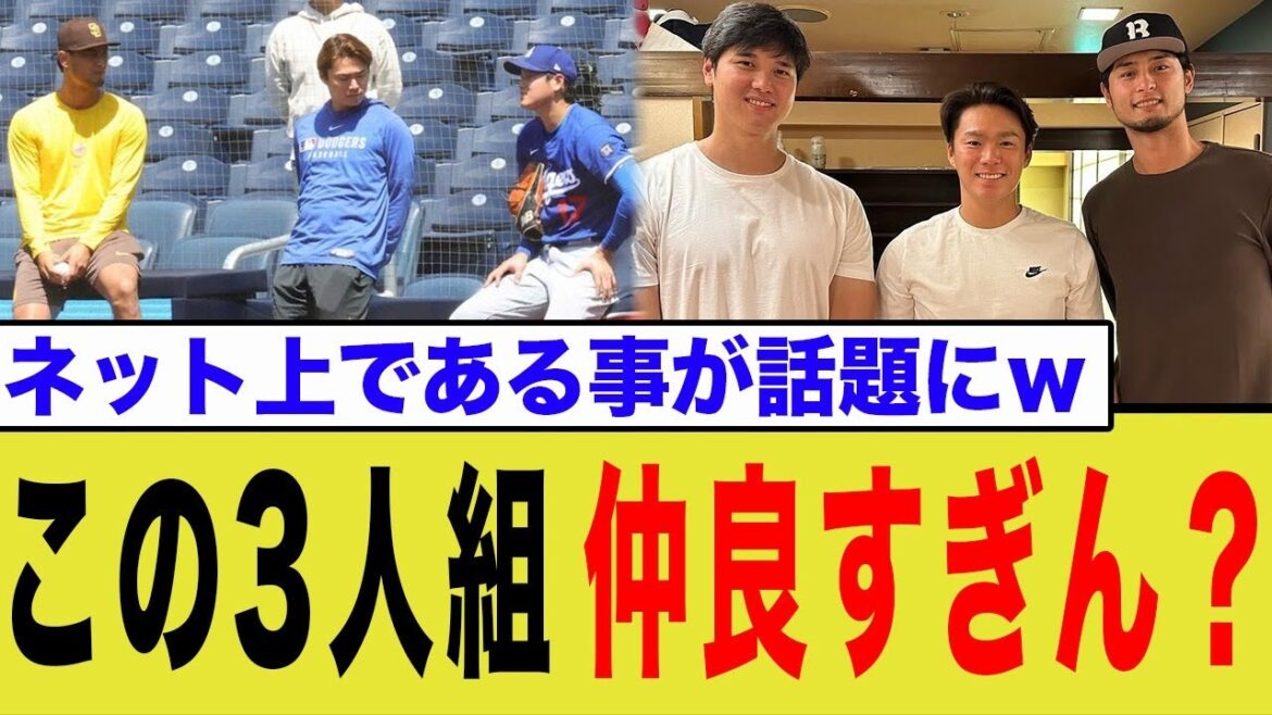 Pas de barrières ennemies! Je remarque qu'il y a des Internet qui discutent avec Otani, Darvish et Yamamoto sur le terrain lol