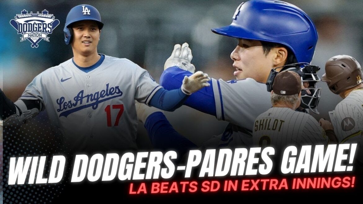MUST-See: les Dodgers ont battu Padres en manches supplémentaires! Shohei Ohtani, Hyeseong Kim!
