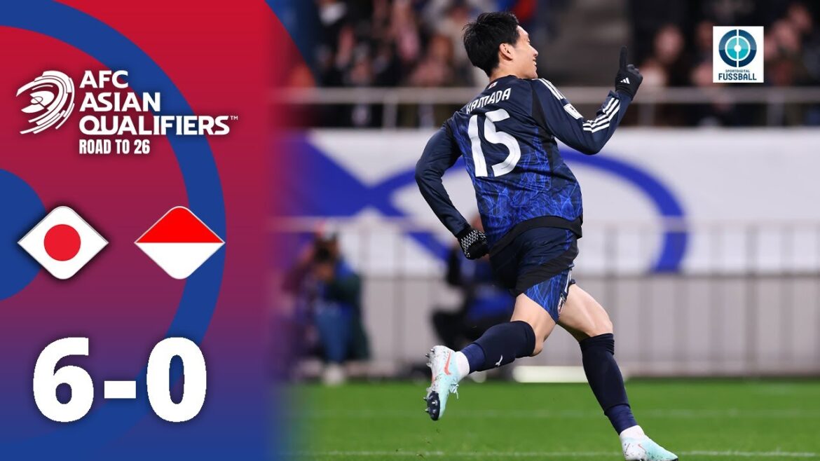 Machino rencontre un spectacle de but! Le Japon gagne clairement | Japon - Indonésie