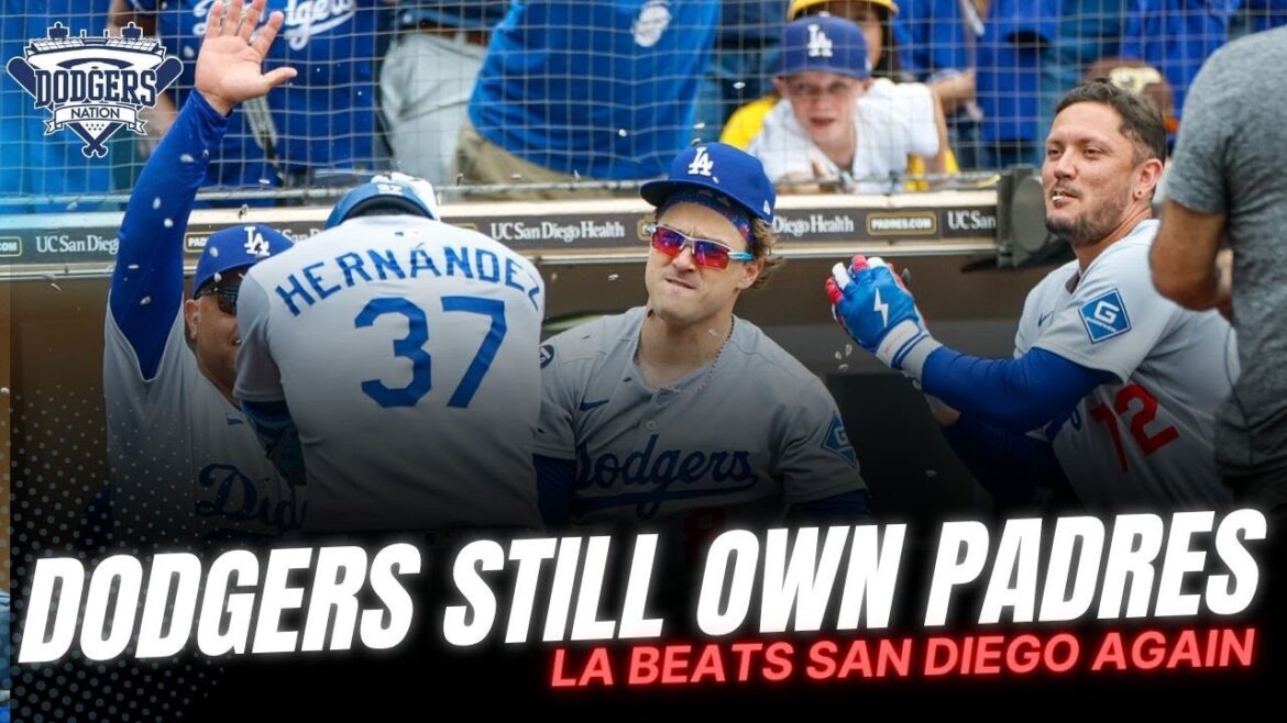 MUST-See: Comment les Dodgers battent toujours les Padres même lorsqu'ils ne sont pas à 100%! Shohei ohtani triples