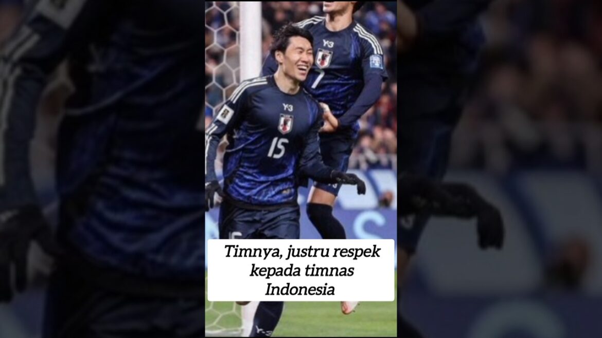 Les joueurs japonais Daichi Kamada font l'éloge de l'équipe nationale indonésienne