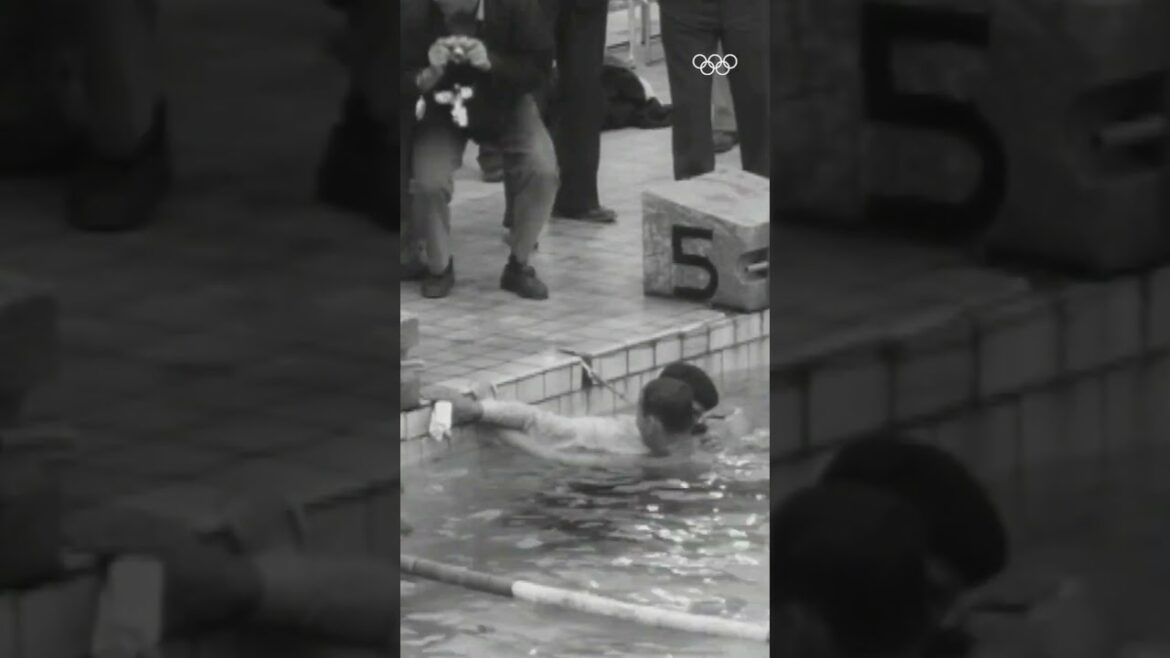 Celebrate Olympic gold with your son? Right there in the pool? #MoreThanSport #Helsinki1952 Celebrate Olympic gold with your son? Right there in the pool? #MoreThanSport #Helsinki1952