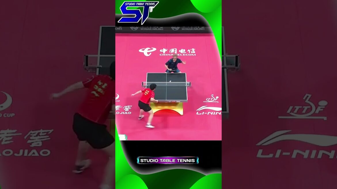 Banana Flick de Felix Lebrun # 탁구 # zhuoqiu # Table Tennis # WTT #ittf #Tabletennis #Sports #shorts