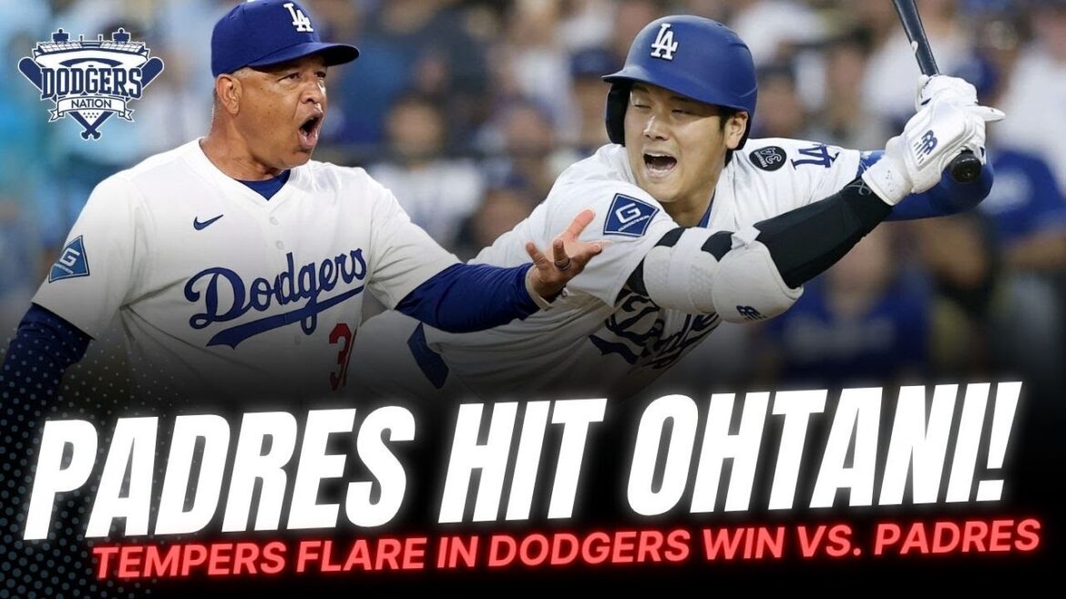 MUST-See: Padres a intentionnellement frappé Shohei Ohtani, Dave Roberts est éjecté, dans le jeu insensé de LA-SD!