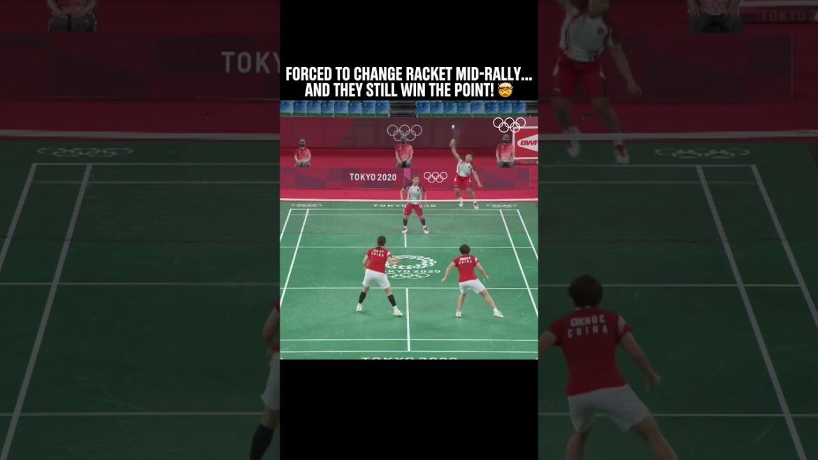 When your teammate has your back! 🏸💪