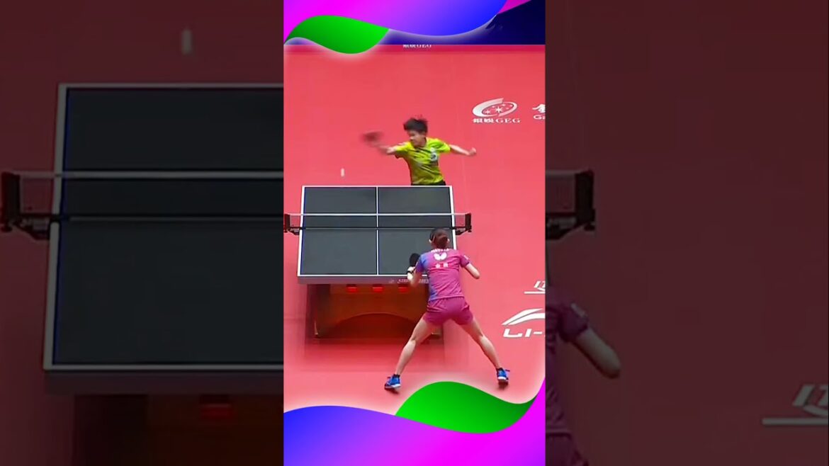 Attaque directe à long servir # 탁구 # zhuoqiu # pingpong #tabletennis #sports #shorts