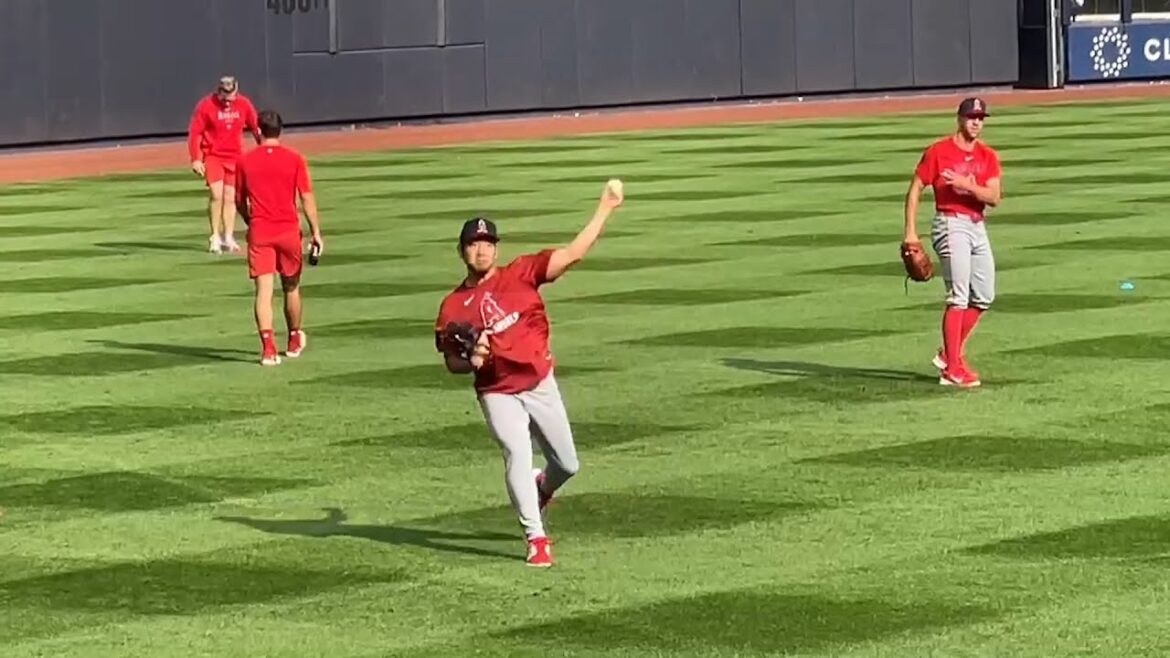 Angels Kikuchi Yusei s'adapte au Yankee Stadium