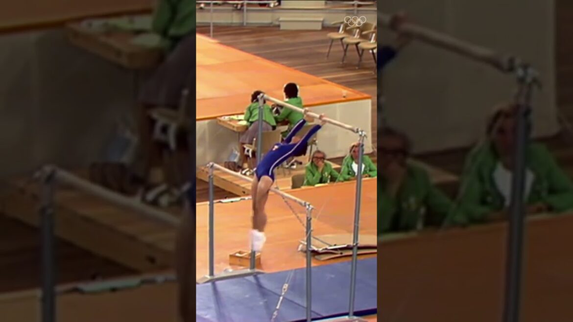 Swiss gymnast Patrizia Bazzi amazed everyone on the uneven bars. 🇨🇭 👏 #Olympics