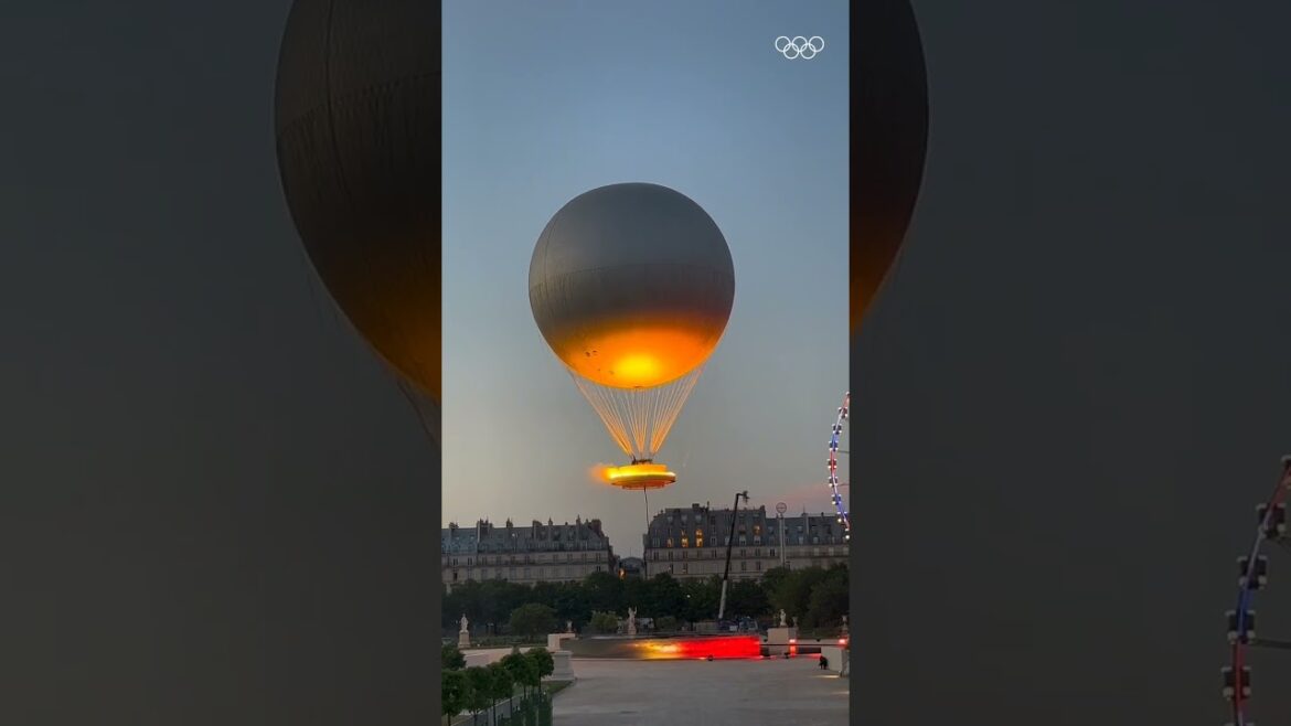 ICYMI: Le chaudron olympique est de retour à Paris! 🇫🇷✨ #OLYMPICS