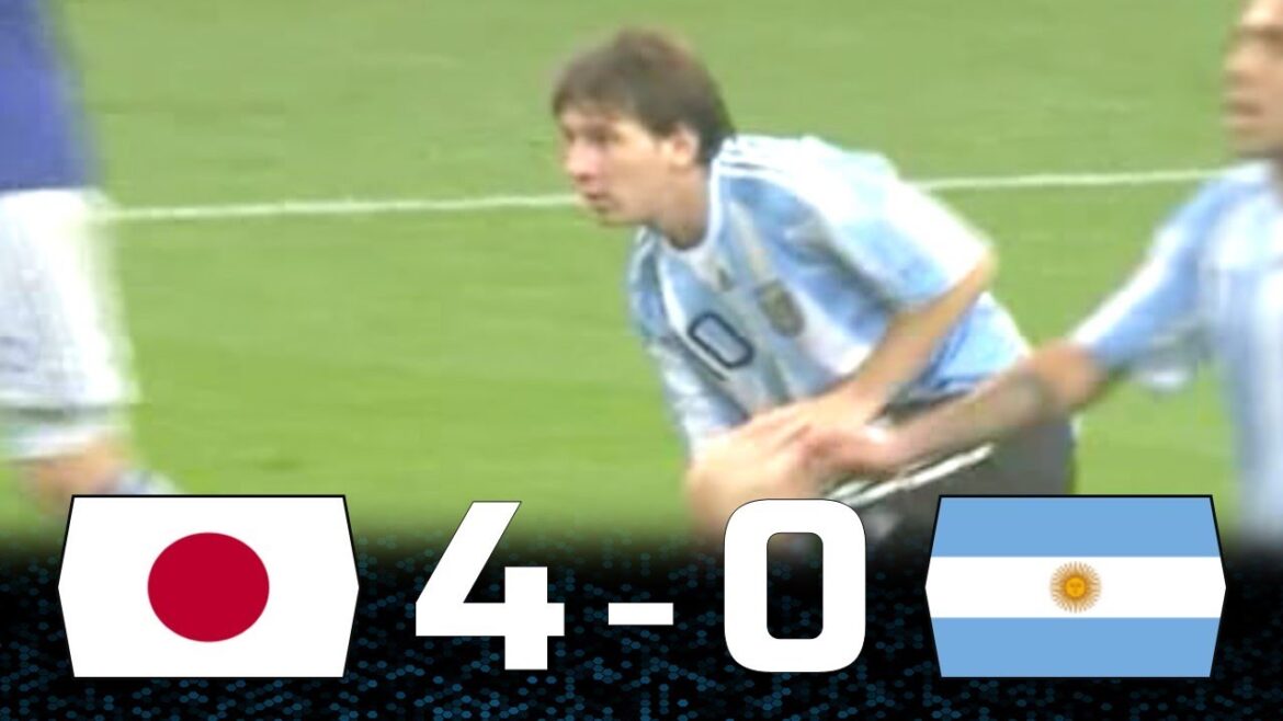 Japon et Kubo Takefusa Humiliated Lionel Messi et Argentine: Japon vs Argentine Faits saillants
