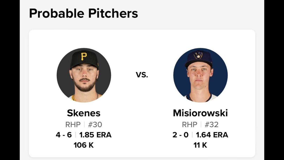 Skenes contre Mijiolowski Monster Showdown! Pirates vs Brewers 2025.06.26[MLB Live][Yuru MLB]