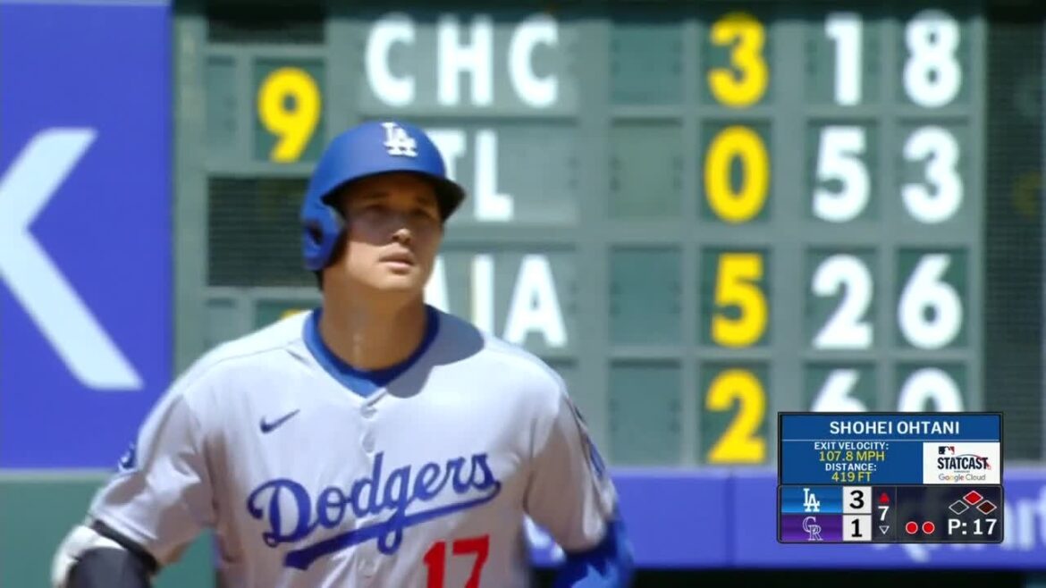 Shohei Ohtani frappe son 28e HR 419 pieds contre Rockies 🎯 | ESPN MLB