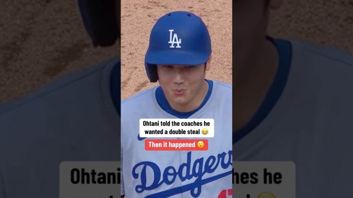 La réaction d'Ohtani quand cela a fonctionné 😂😂