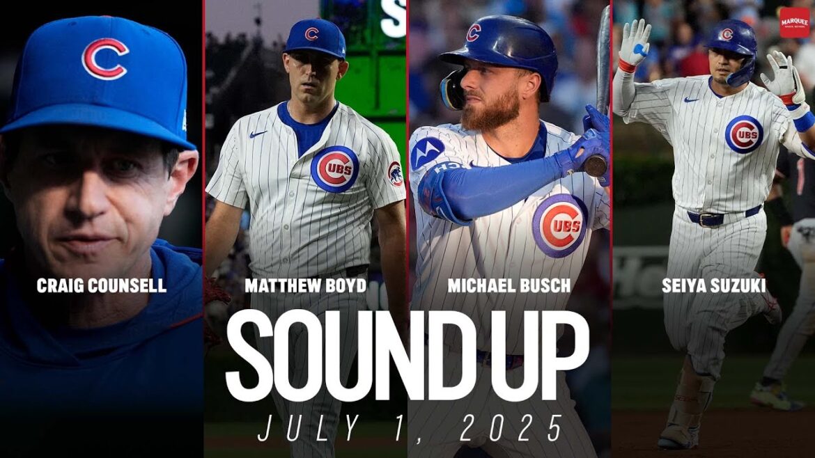 Interviews d'après-match des Cubs: Craig Counsell, Matthew Boyd, Michael Busch et Seiya Suzuki