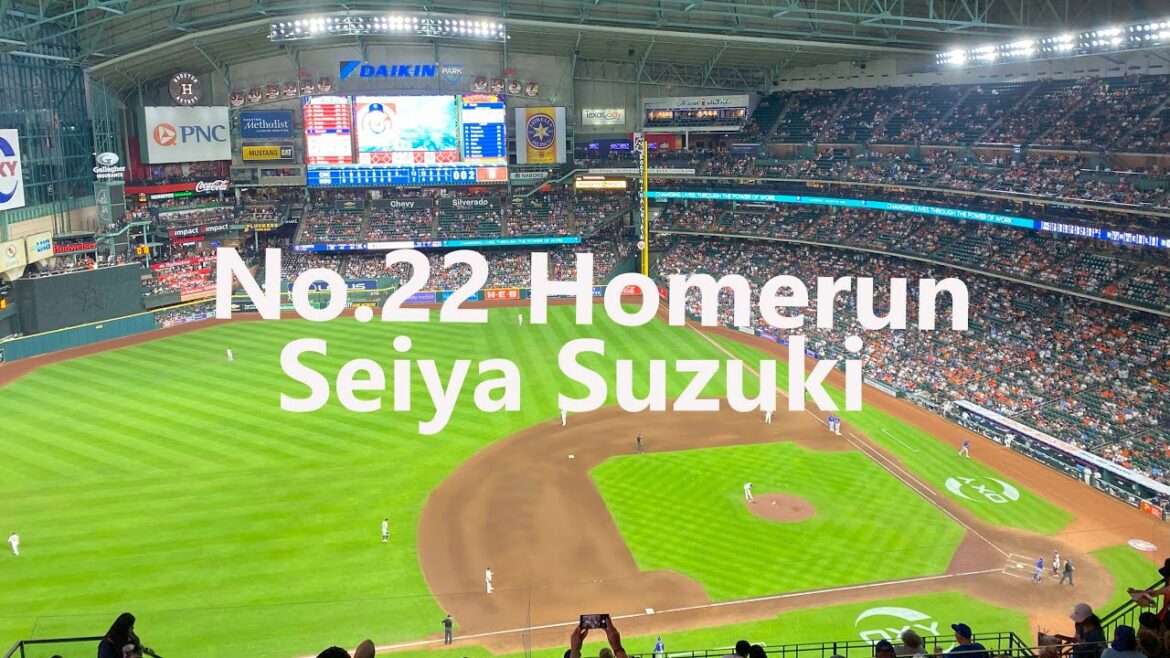 No.22 Homerun Seiya Suzuki 6/28/2025 【Houston Astros vs Chicago Cubs】 Daikin Park No.22 Homerun Seiya Suzuki 6/28/2025 【Houston Astros vs Chicago Cubs】 Daikin Park