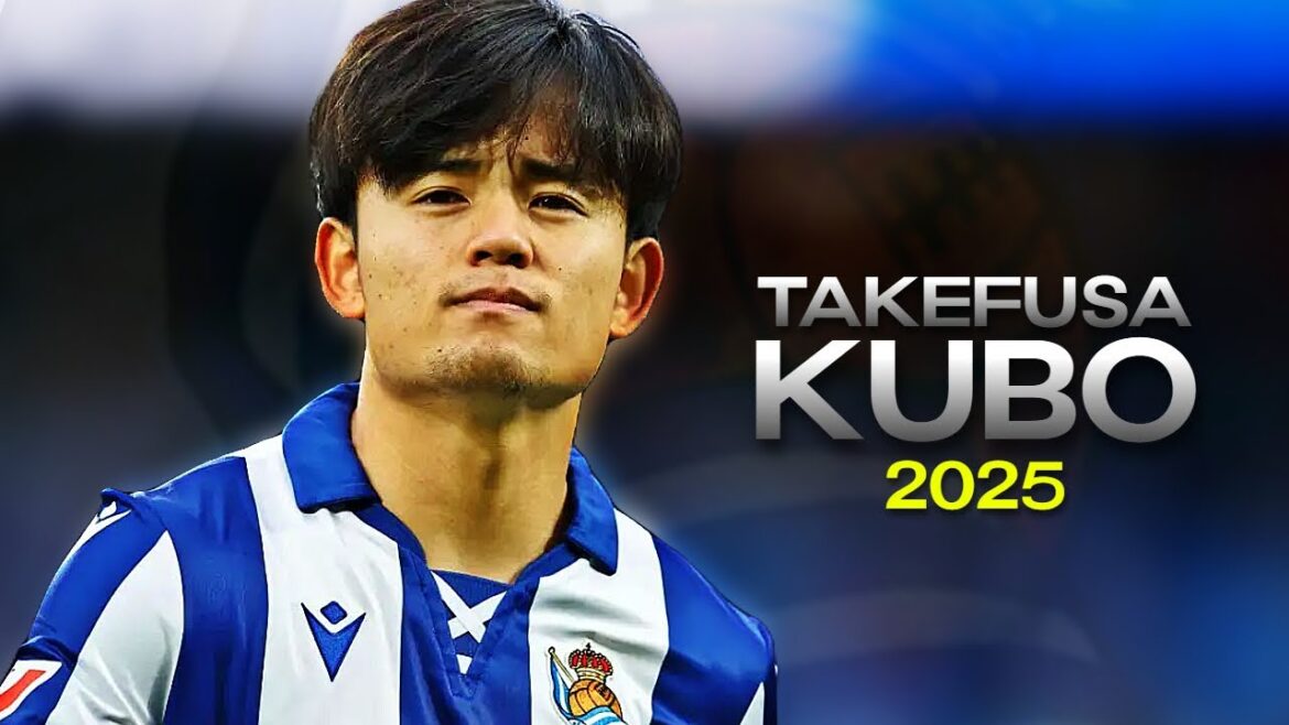 Takefusa Kubo Takefusa 2025 - Dribbler les compétences, objectifs et assistance ▶ HD
