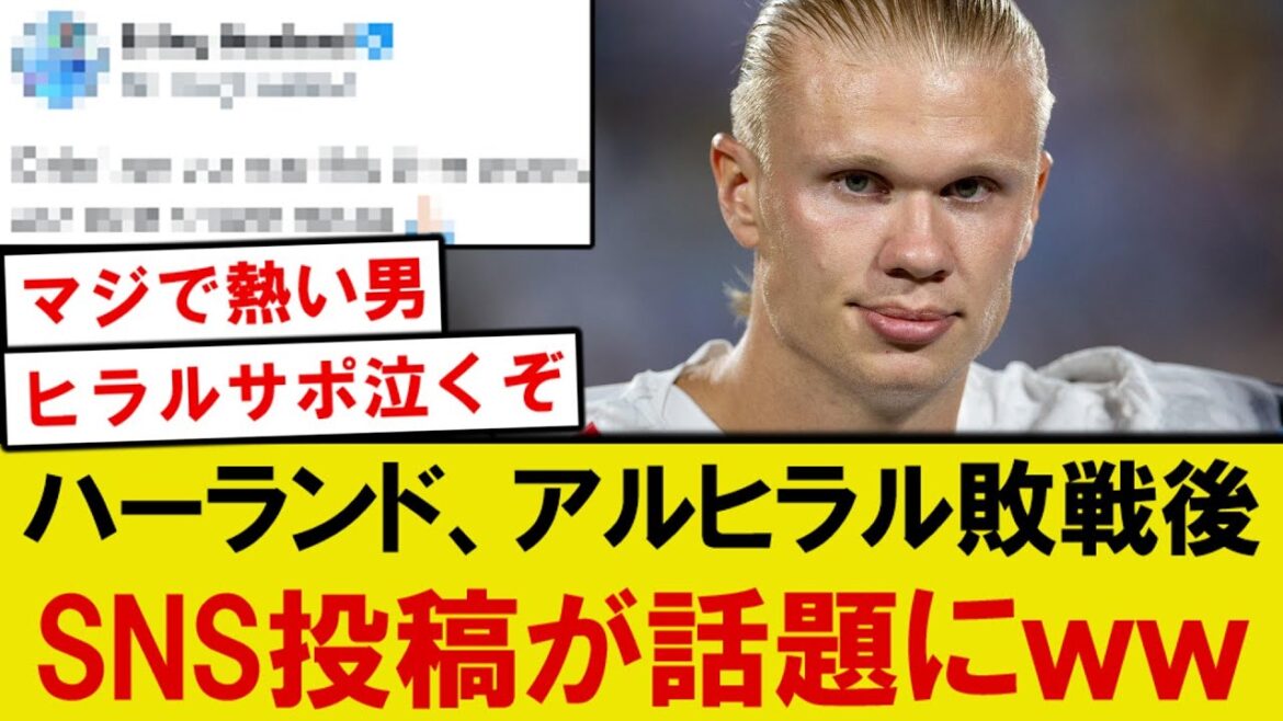 [Sujet]Voici les vrais sentiments du monstre Haaland et de la bataille alhiral lol