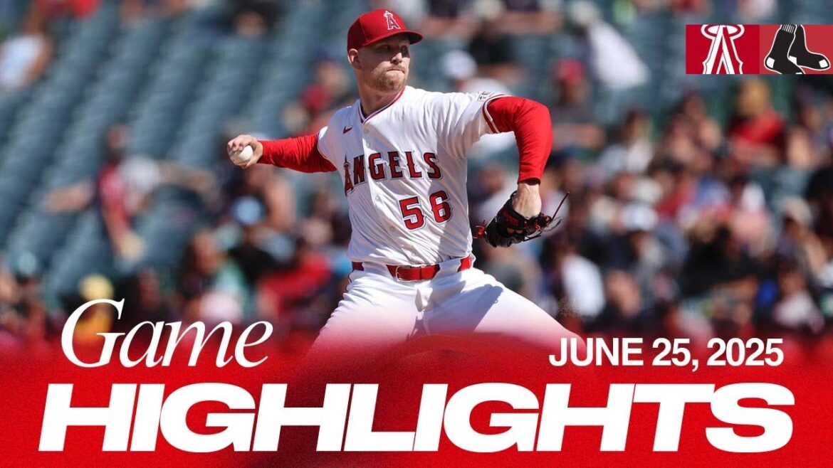 Red Sox vs Angels Game Highlights (6/25/25) | Faits saillants MLB