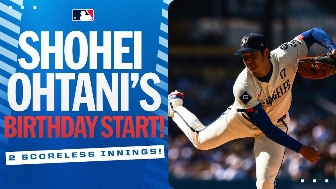 Le début de l'anniversaire complet de Shohei Ohtani! 🎉