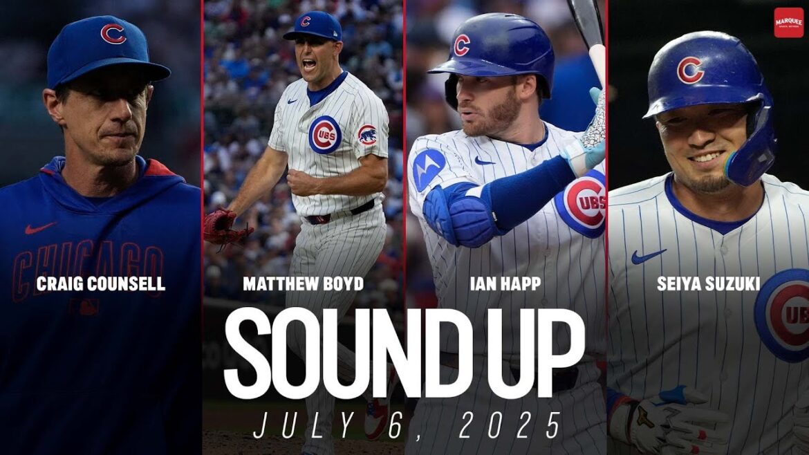 Interviews d'après-match des Cubs: Craig Counsell, Matthew Boyd, Ian Happ, Seiya Suzuki et Nico Hoerner