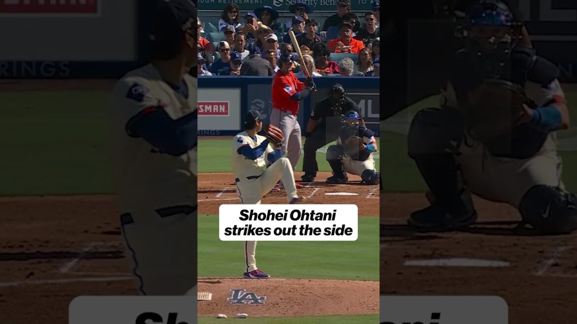 Shohei Ohtani sort sur le côté par rapport aux astros 🔥 #shoheohtani #dodgers #mlb #baseball