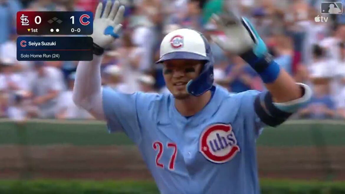 Le coup de circuit en solo de Seiya Suzuki Le coup de circuit en solo de Seiya Suzuki