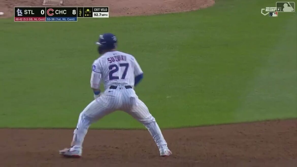 Double RBI de Seiya Suzuki Double RBI de Seiya Suzuki