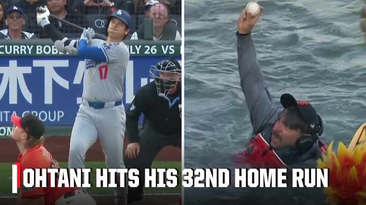 Shohei Ohtani éclabousse un dans McCovey Cove | ESPN MLB
