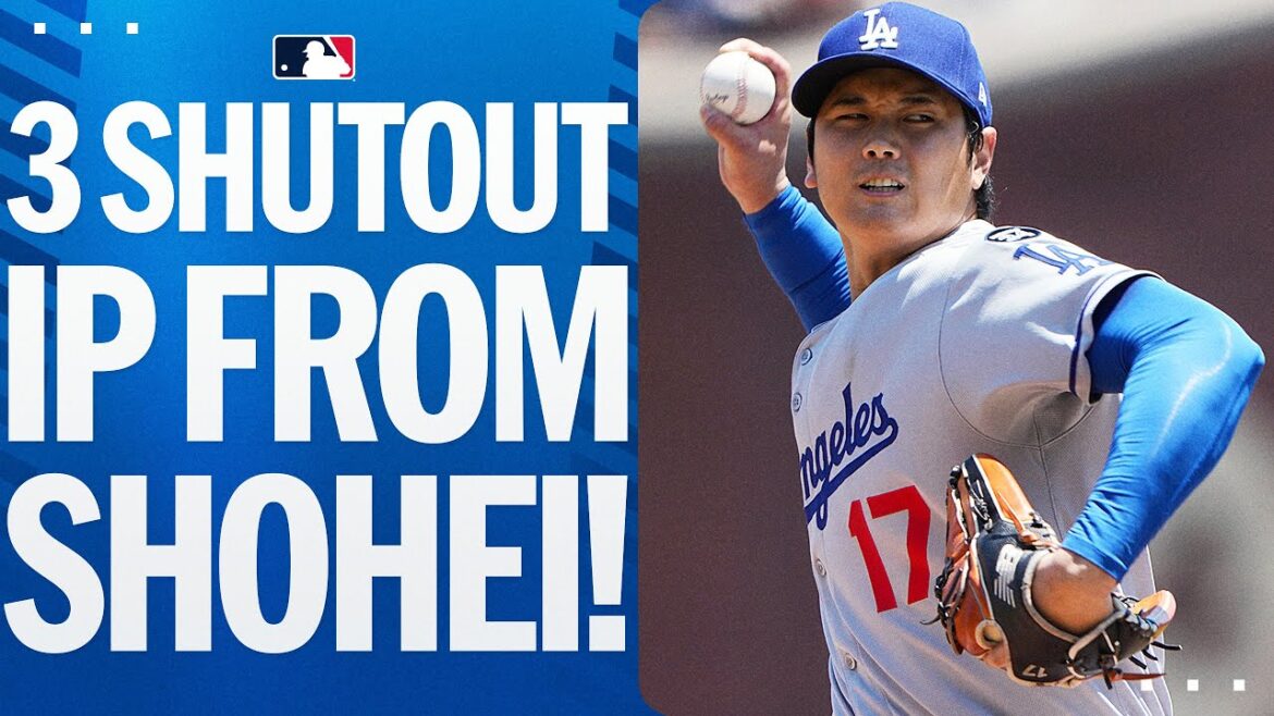 Démarrage complet: 3 manches de blanchissage de Shohei Ohtani aujourd'hui contre les Giants! | OHTANI SHOHEI FAITES