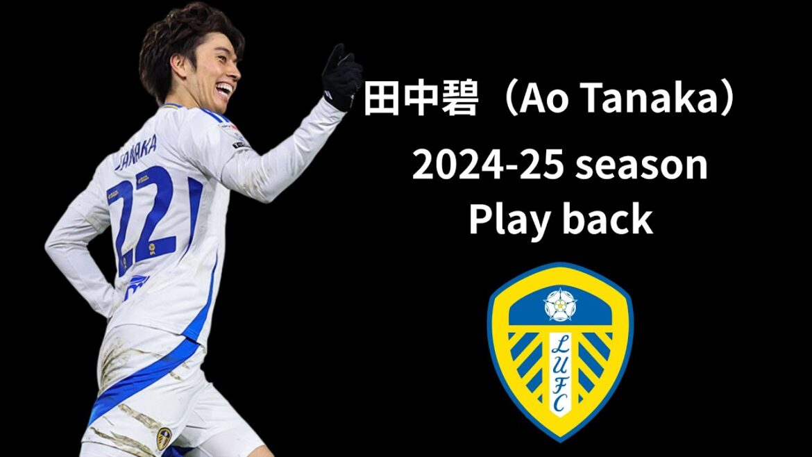 [AO Tanaka]Une collection de pièces pour la saison 2024-25! ! Gagnant de l'année et meilleur objectif! Il a bien performé en 43 matchs, avec cinq buts et deux passes décisives à Leeds!