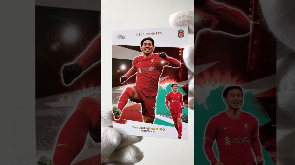 Takumi Minamino 🇯🇵 Gagnant de titre | Introduction de la carte de football #shorts #japanfootball