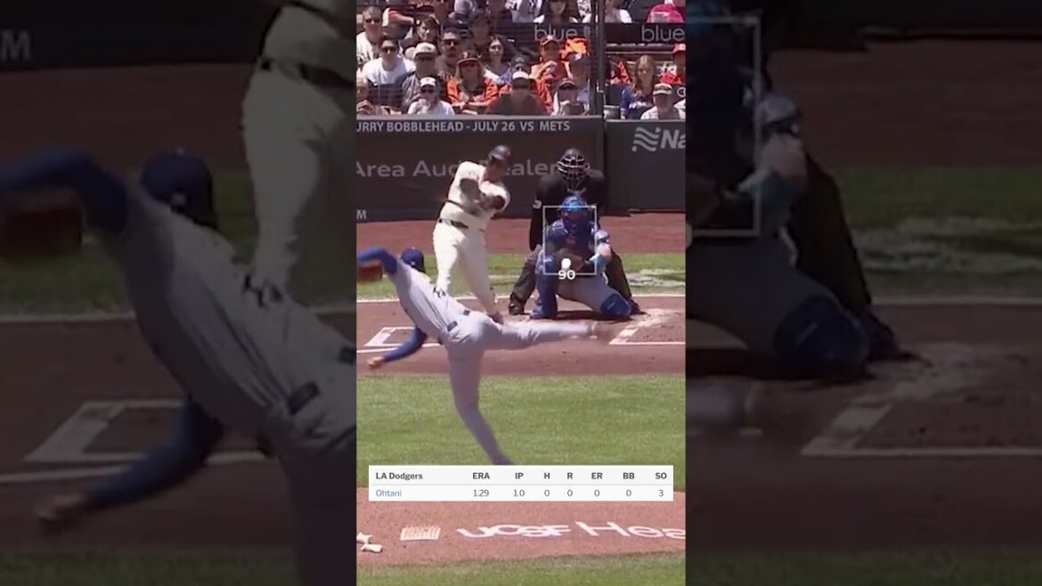 3 frappeurs, 3 retraits au bâton pour Shohei Ohtani ⛽️