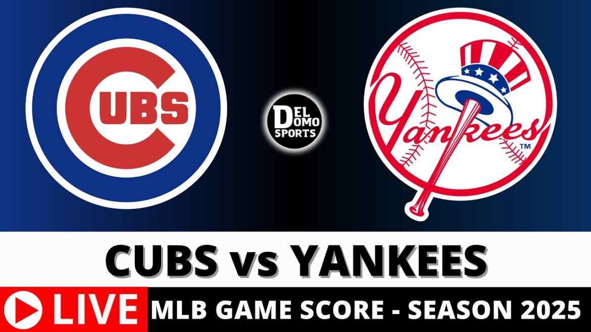 Chicago Cubs vs New York Yankees ⚾ MLB Score Game Play-by-Play - 13 juillet 2025