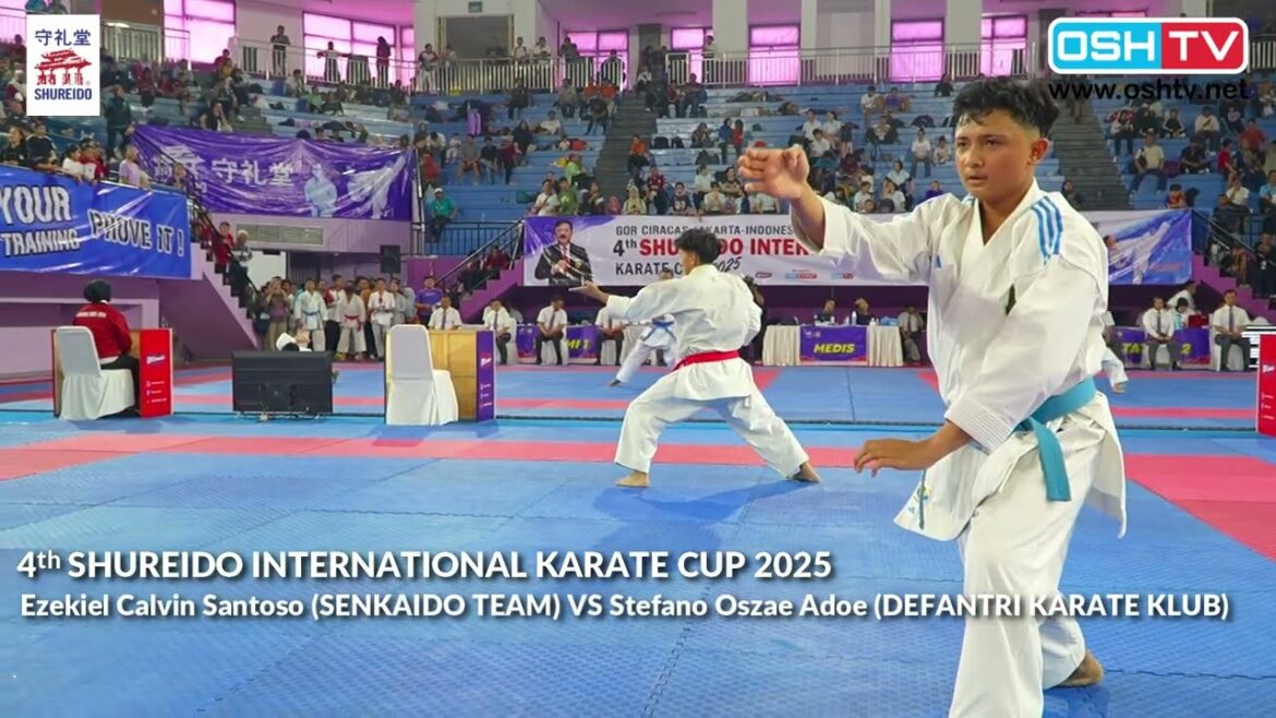 Ezekiel Calvin Santoso vs Stefano Oszae Adoe 4th Shureido International Open Karate Cup 2025
