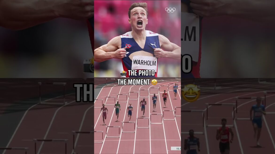 Émotions du moment d'or! 📸🥇 #OLYmpics #athletics