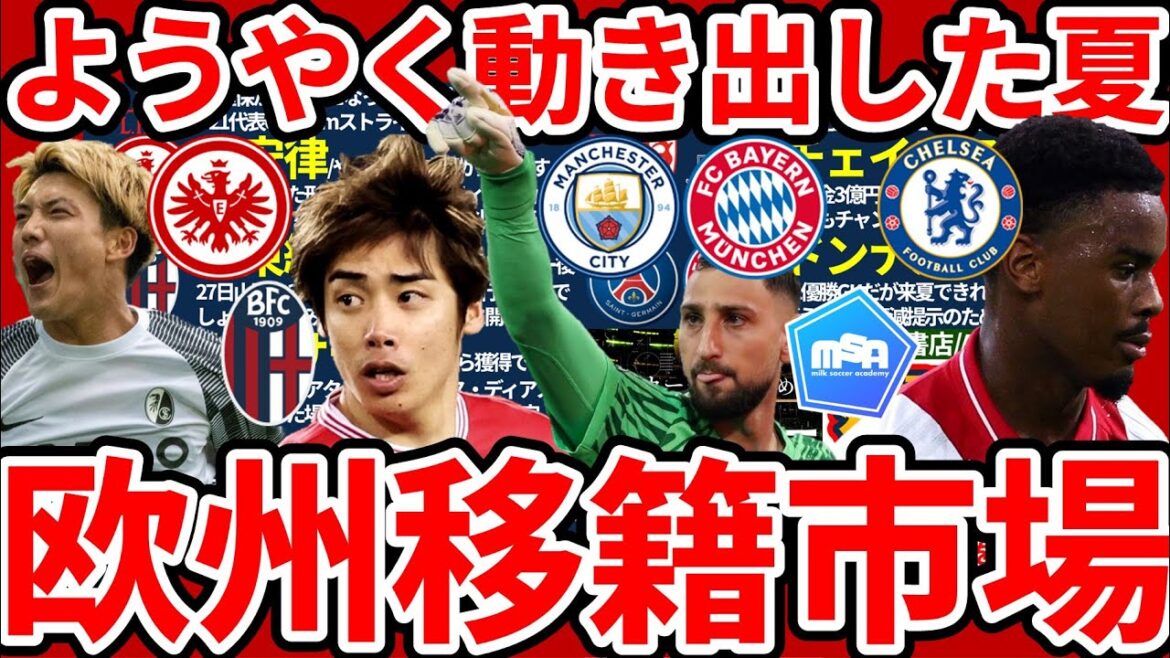 Le marché européen des transferts a commencé à bouger ... en plus de Francfurt Doan Ritsu, du potentiel et de l'intérêt de Bologne Ito Junya pour le gardien de but Donnarumma et le défenseur Yorel Hato continue