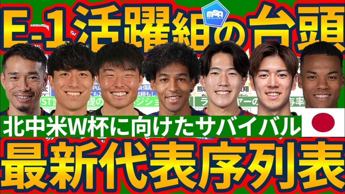 [Moriho Japan Dernière liste de piliers | E-1 Ends & Coupe du monde un an]Vérifiez les rangs par position des joueurs actifs de l'équipe nationale du Japon E-1 et les positions du groupe de transfert européen d'été