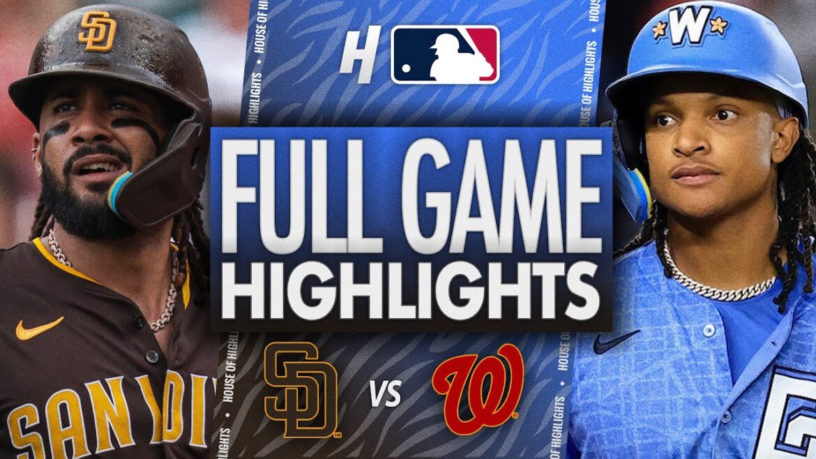 San Diego Padres vs Washington Nationals - Full Game Faits saillants | 19 juillet 2025 MLB Saison