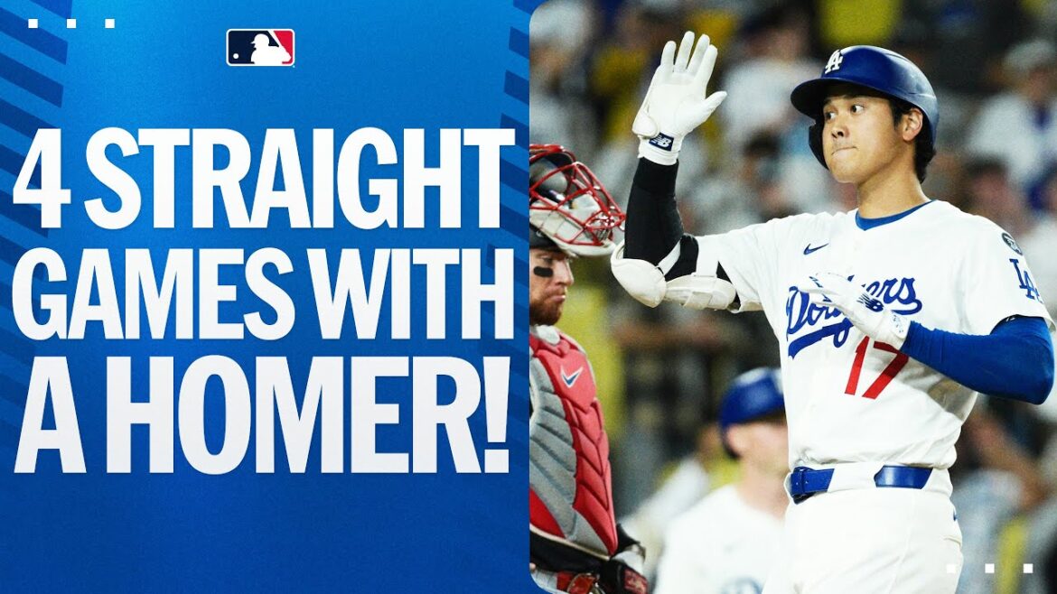 Shohei Ohtani Homers en 4 matchs consécutifs pour la première fois de sa carrière! | SHOHEI OHTANI SAILLANTS