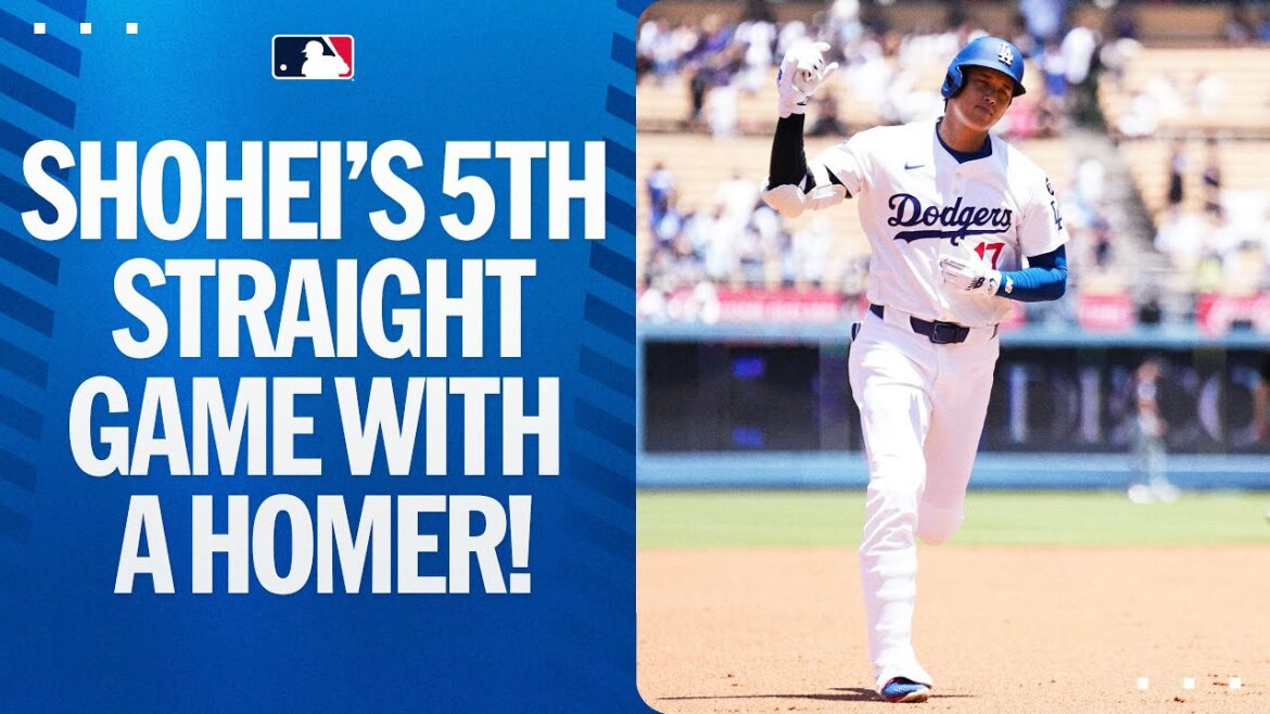 Homes Shohei Ohtani pour le 5e jeu consécutif 🤯 | SHOHEI OHTANI SAILLANTS