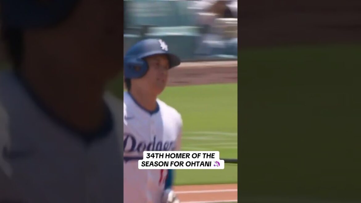 Shohei Ohtani cesse un circuit de deux points! 🙌 #ladodgers #ohtani #baseball