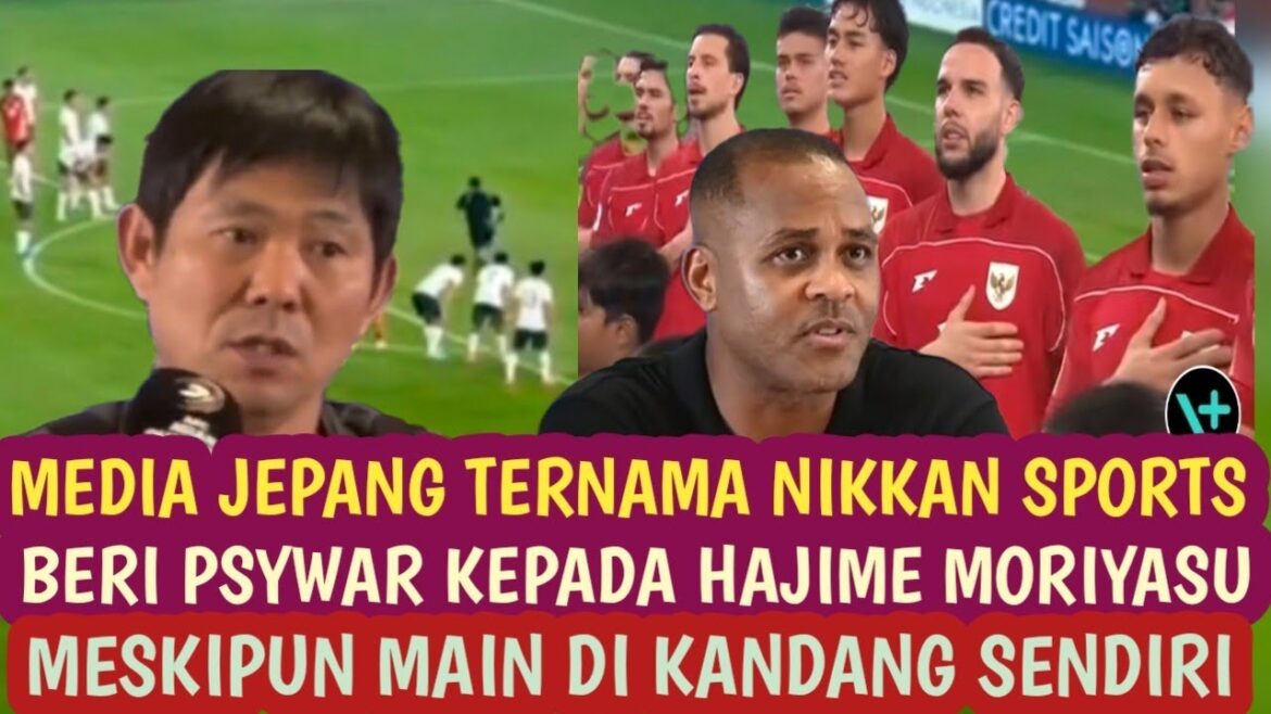 Les médias japonais donnent du psywar à Hajime Moriyasu même si je joue à la maison Les médias japonais donnent du psywar à Hajime Moriyasu même si je joue à la maison