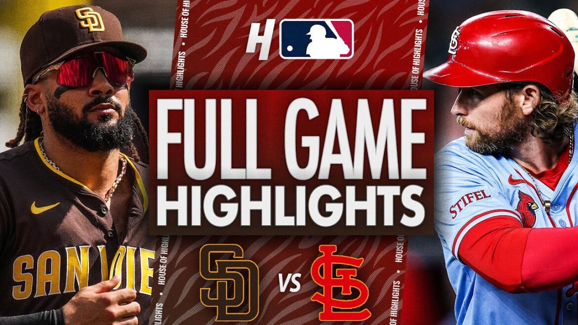 San Diego Padres vs St. Louis Cardinals - Full Game Faits Highlights | 24 juillet 2025 MLB Saison