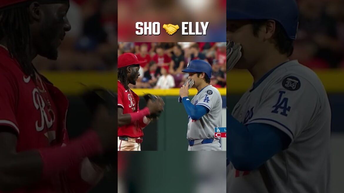 Elly de la Cruz discute avec son joueur préféré, Shohei Ohtani ⭐️