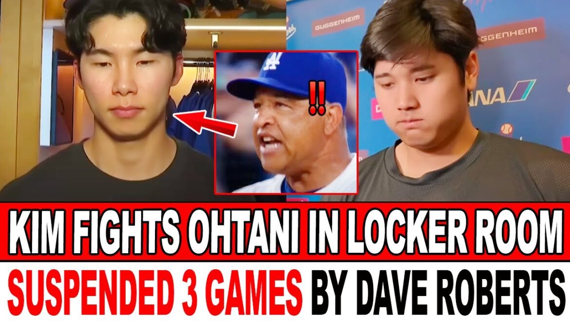 Brawl du vestiaire! Hyeseong Kim combat Ohtani - Dave Roberts lui suspend 3 matchs!
