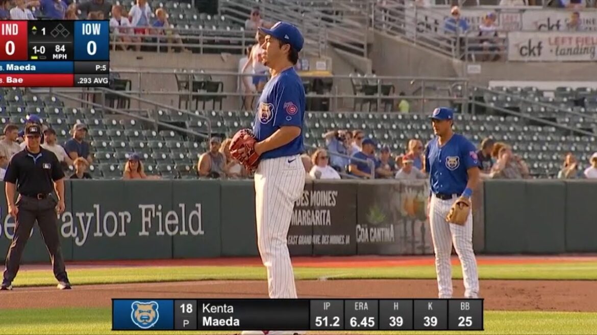 [Maeda Kenta]2025/07/23 VS Pirates 3a Chicago Cubs Kenta Maeda Chicago Cubs #Hiroshima Toyo Carp