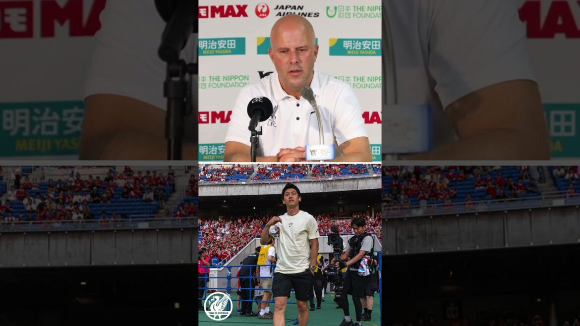 Wataru Endo "méritait" le moment devant les fans du Japon ❤️