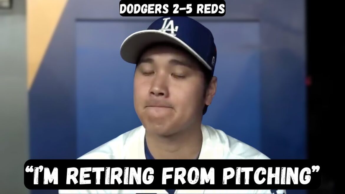Shohei Ohtani annonce la retraite du tangage après une blessure - Entretien d'après-match - Dodgers vs Reds