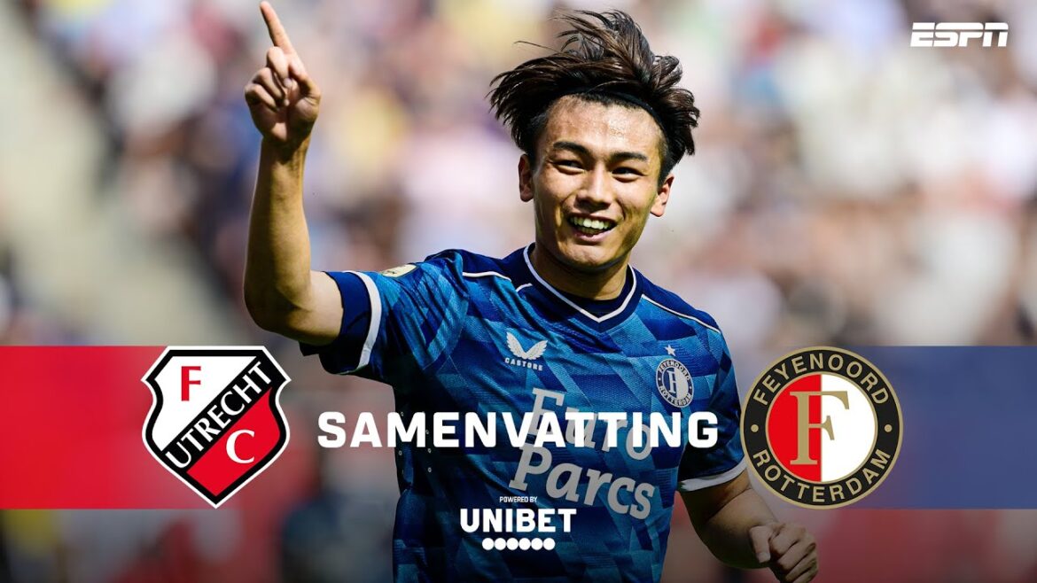 Ayase Ueda ouvre en compte dans la chemise Feyenoord! 🇯🇵🎯 | Résumé FC Utrecht - Feyenoord