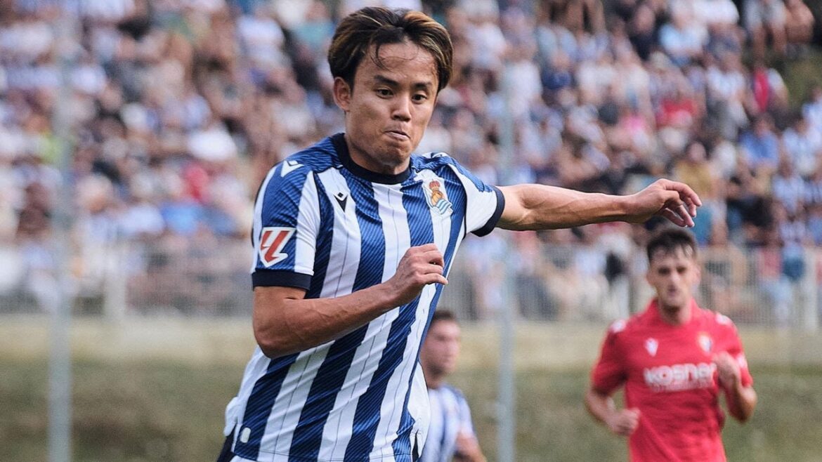 Kubo Takefusa, qui serait transféré à Everton, se produira dans une performance 1G1A dans un match de test contre Osasuna![31 juillet]